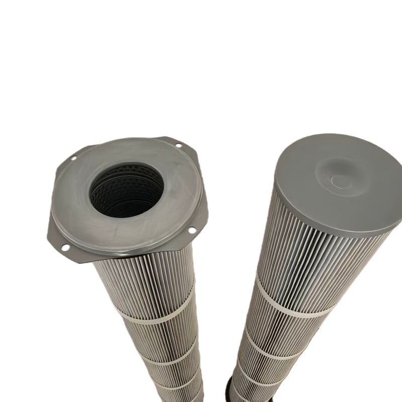 Four screw installation polyester filter cartridge