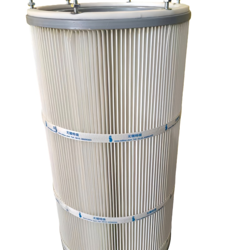 Polyester dust filter cartridge